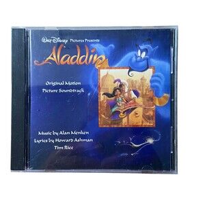 Aladdin Original Motion Picture Soundtrack  Music CD  1992 Walt Disney
